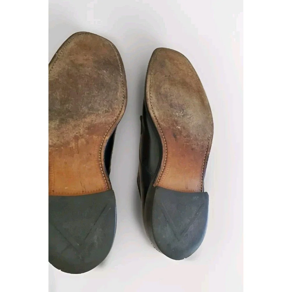 Allen Edmonds Hillcrest Derby Black Dress Shoe Mens 13D  Bicycle NO LACES